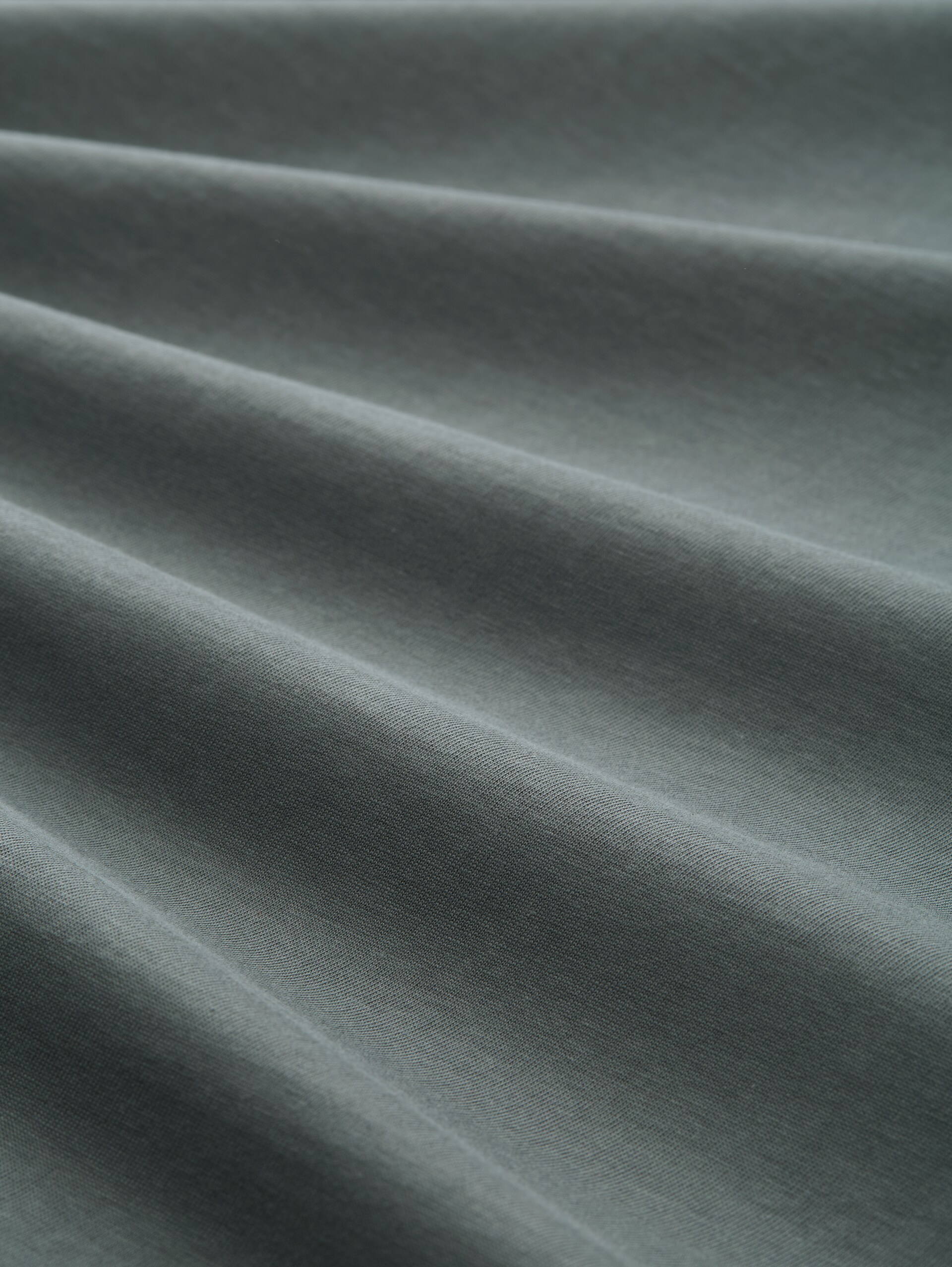 Oversize T-Shirt - washed jasper green - Material-Ansicht