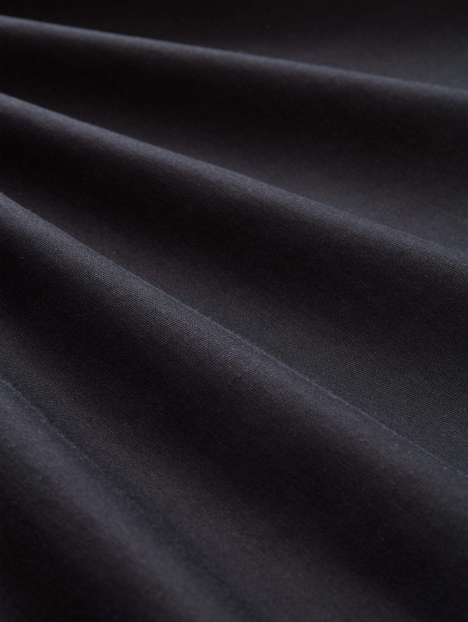 Oversize T-Shirt - Black - Material-Ansicht