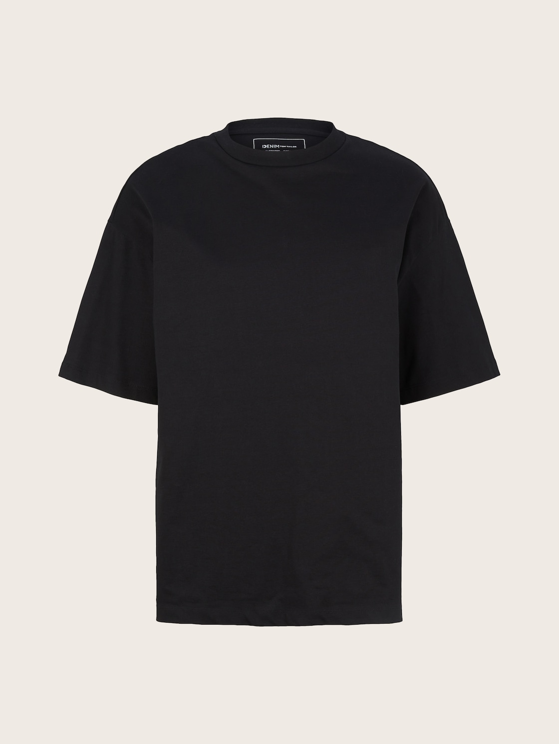 Oversize T-Shirt - Black - Vorder-Produkt-Ansicht