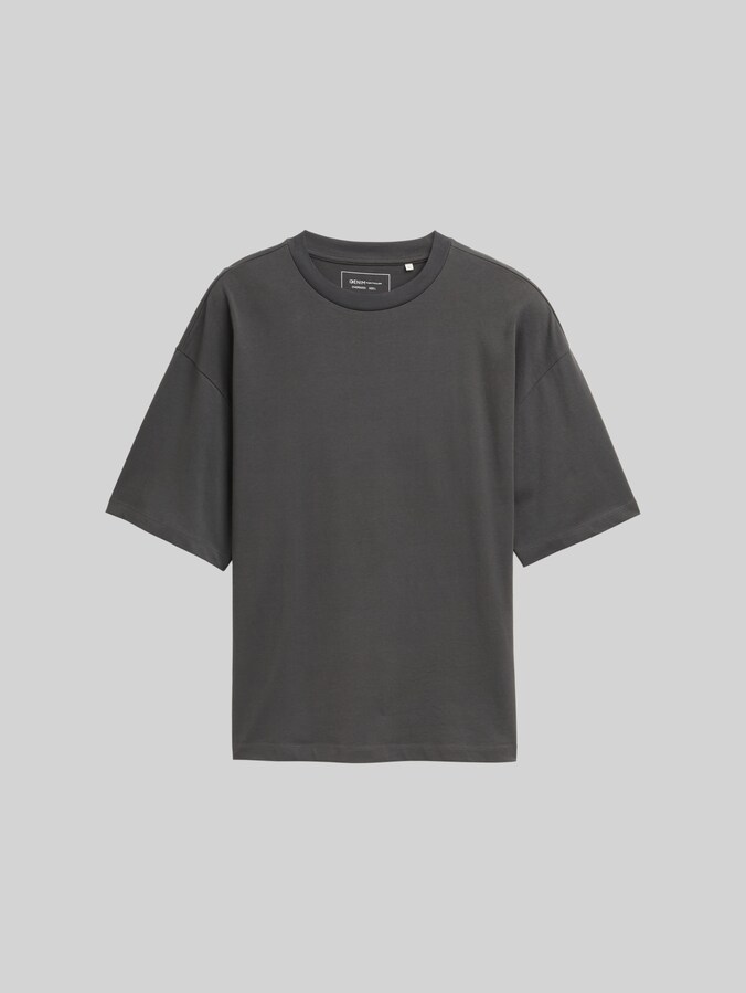 T-shirt oversize par Denim Male, ash grey