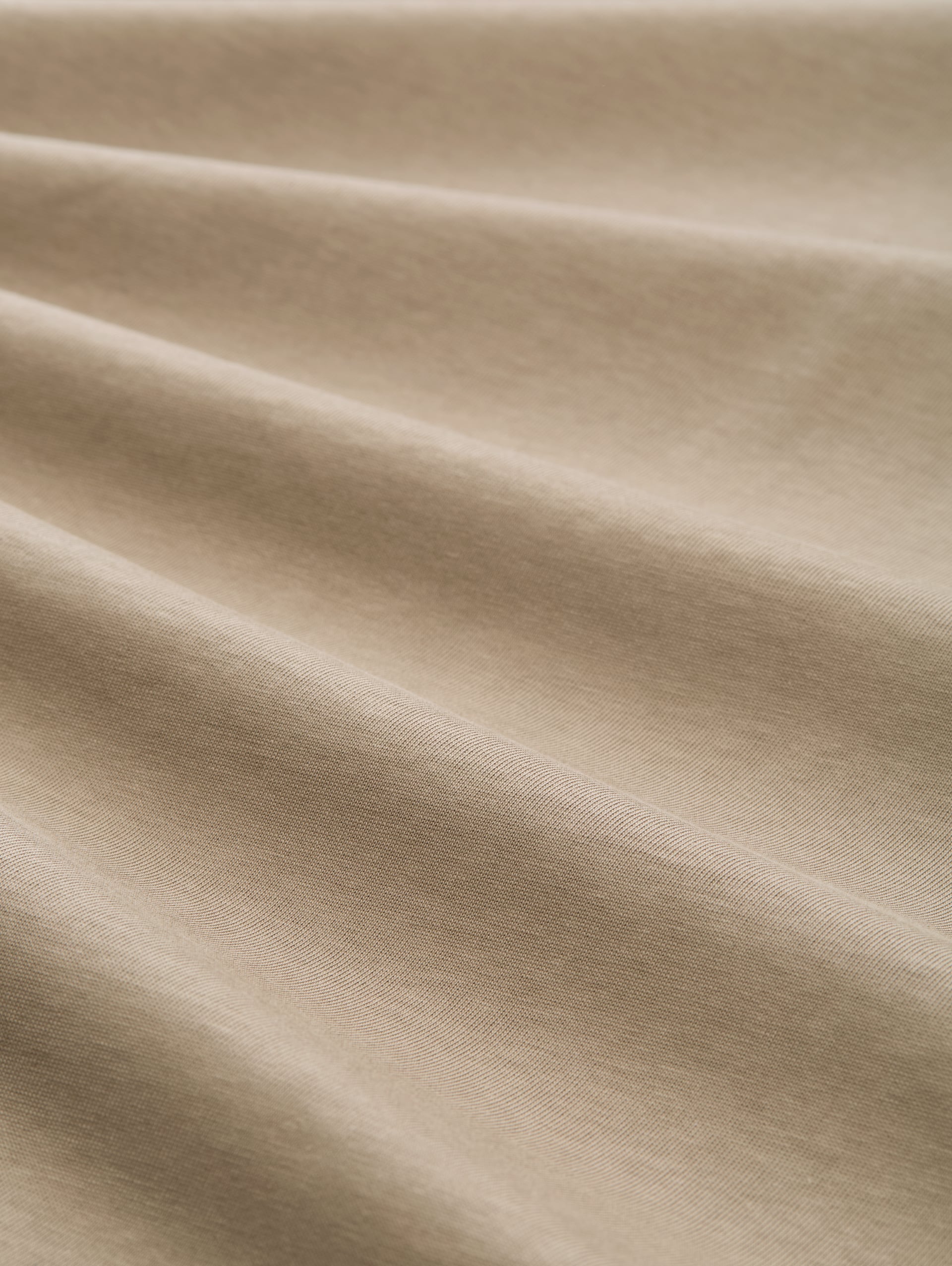 Oversize T-Shirt - roasted nut brown - Material-Ansicht
