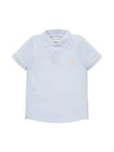 Ausgewählt, Poloshirt mit Stickerei von Tom Tailor, lila