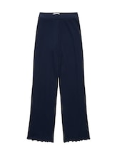 Geselecteerd, Broek met geribde structuur door Tom Tailor, blauw