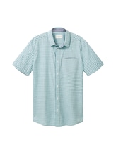 Ausgewählt, Kurzarmhemd kariert von Tom Tailor, blau