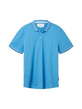 Geselecteerd, Poloshirt met allover-print door Tom Tailor, blauw
