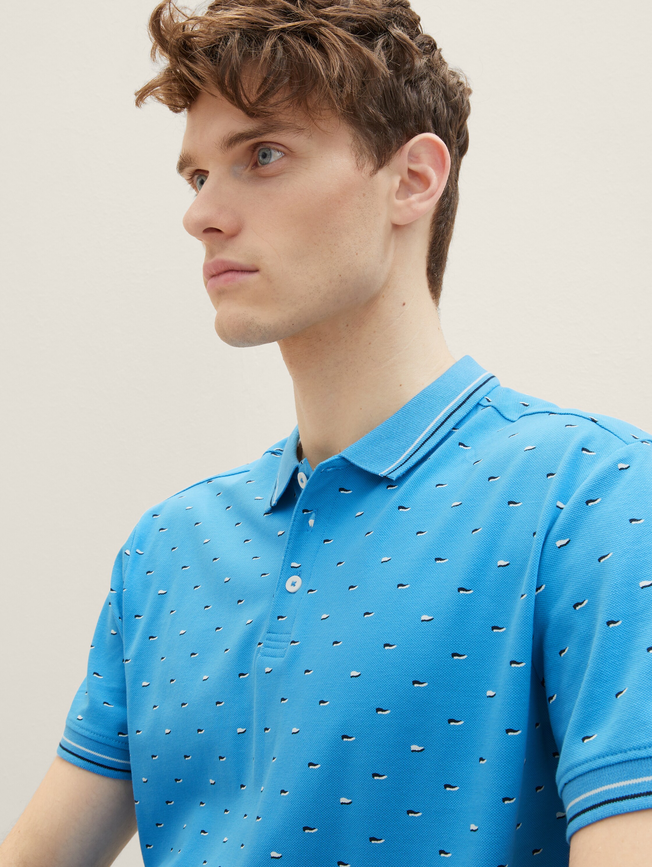 Poloshirt mit Allover-Print - 6