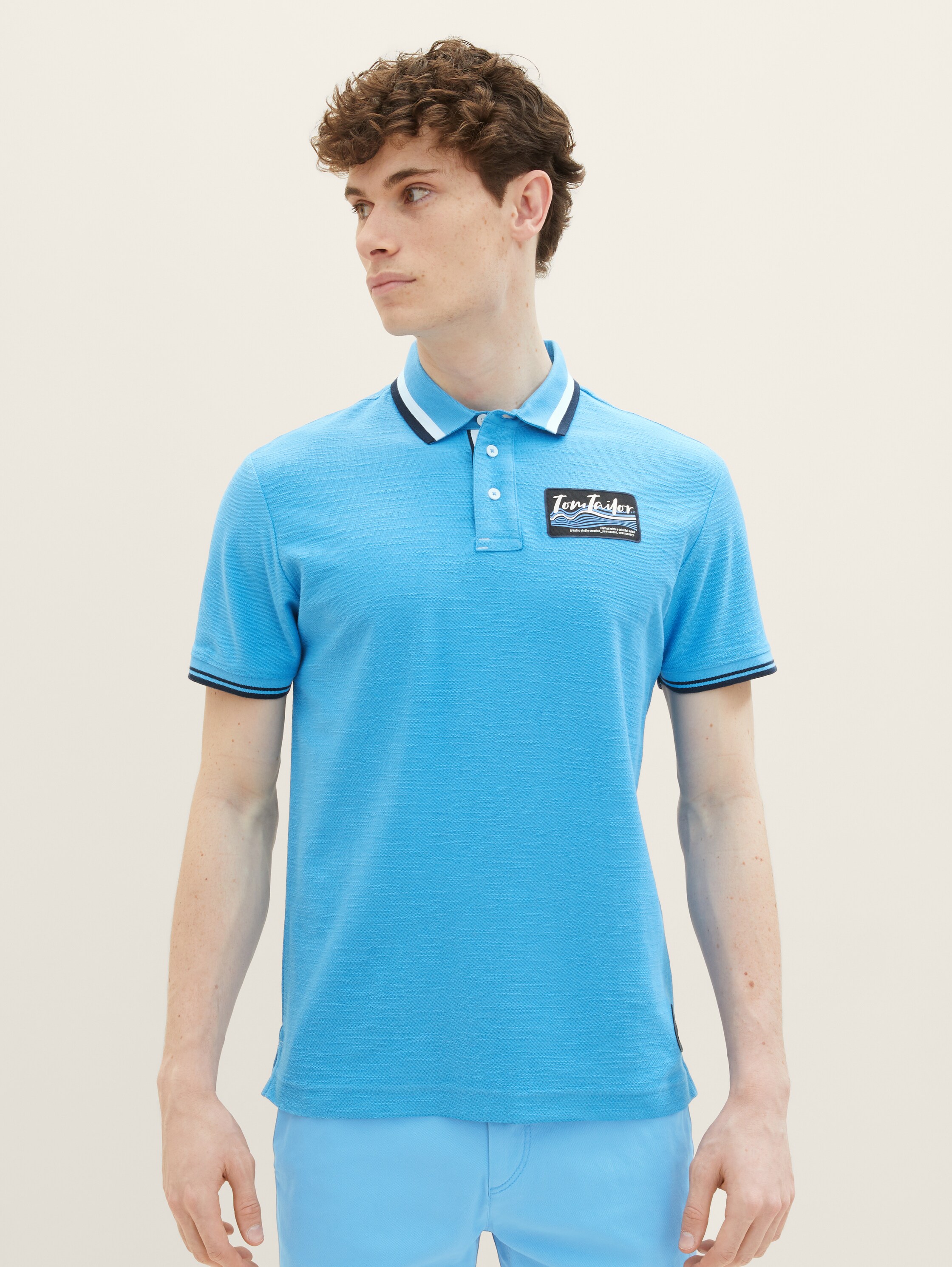 Poloshirt mit Print - 3