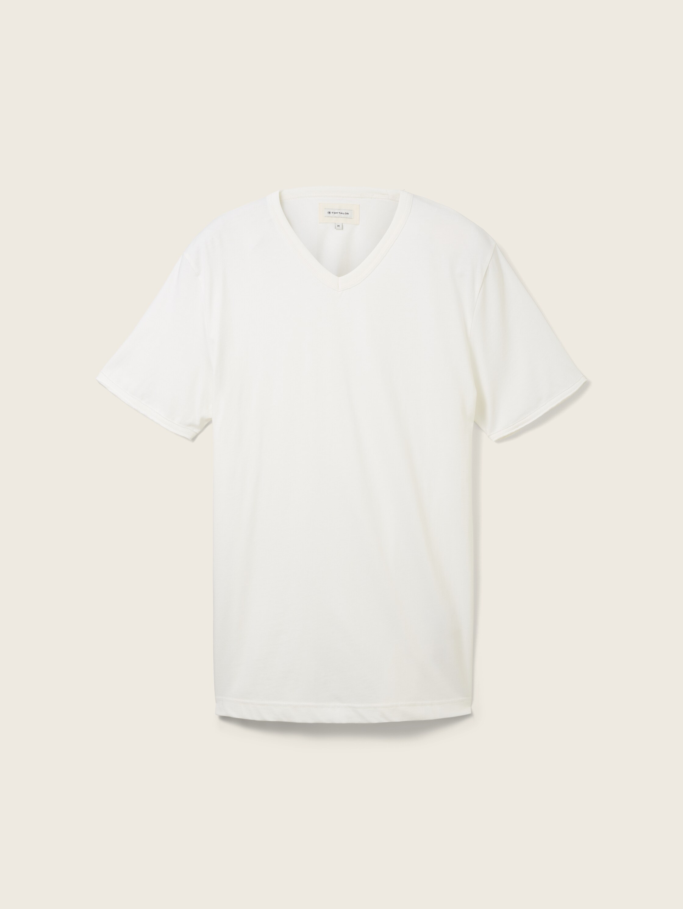 T-Shirt basique - off white - Vue de face du produit
