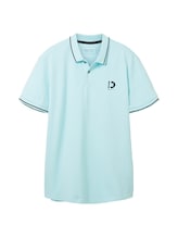 Ausgewählt, Poloshirt mit Logo Print von Tom Tailor, blau