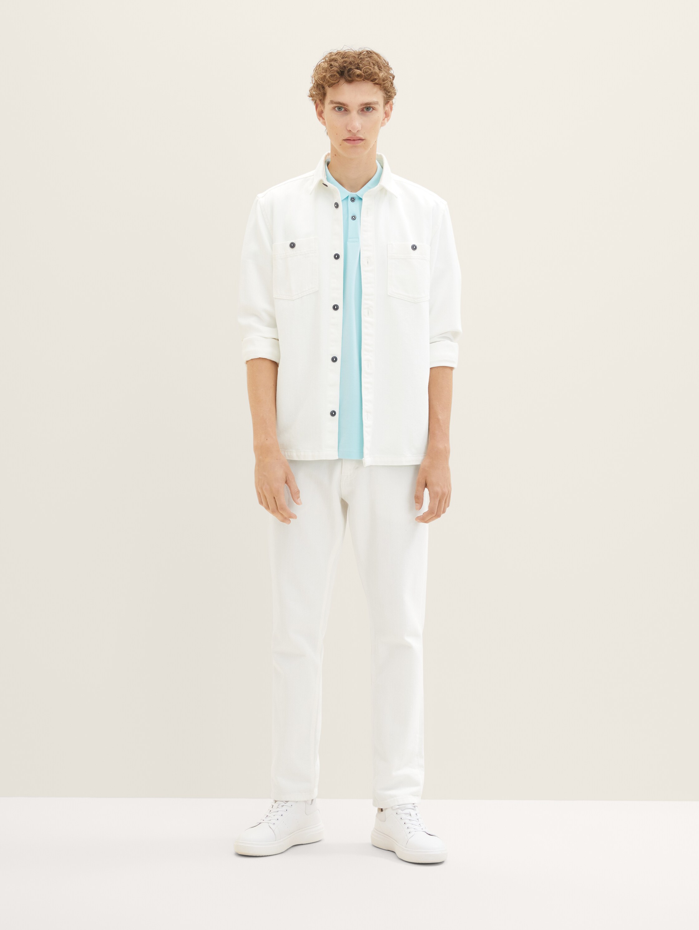 Poloshirt mit Logo Print - 2