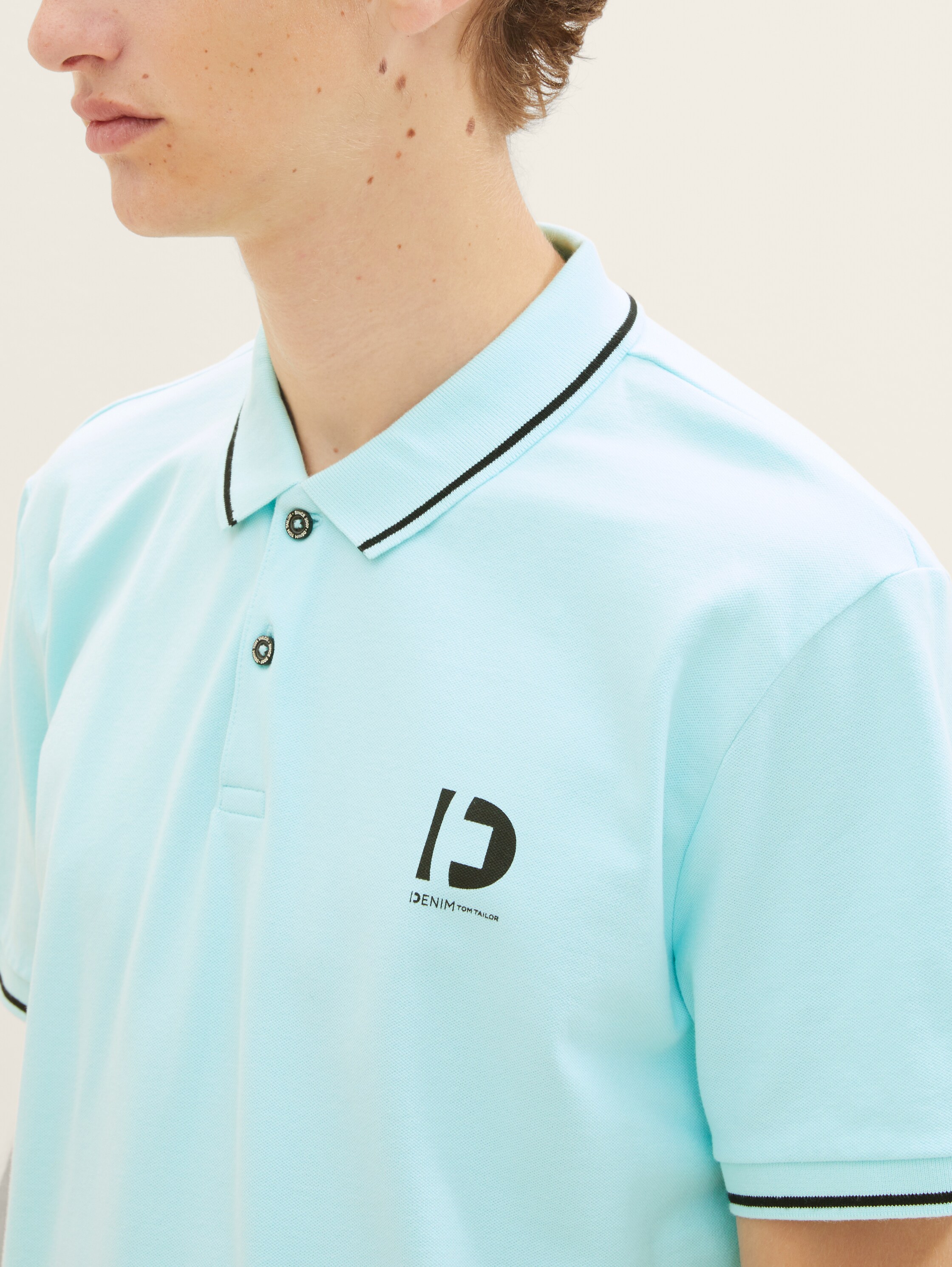 Poloshirt mit Logo Print - 6