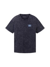 Geselecteerd, T-shirt met print door Tom Tailor, blauw