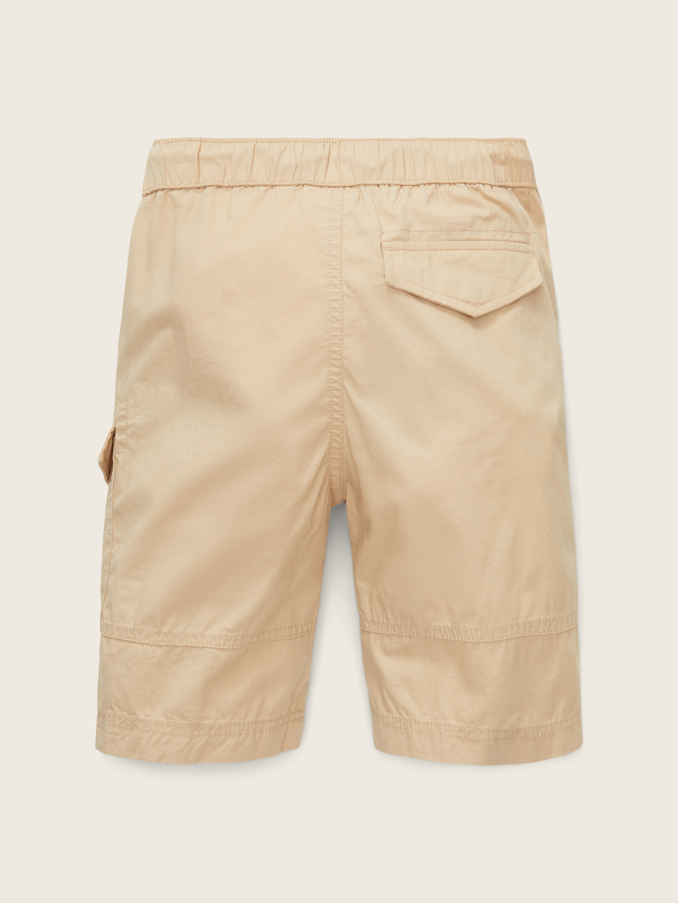 Cargo shorts with an elastic waistband - cream toffee