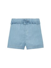 Ausgewählt, Jeans Shorts mit elastischem Bund von Tom Tailor, blau