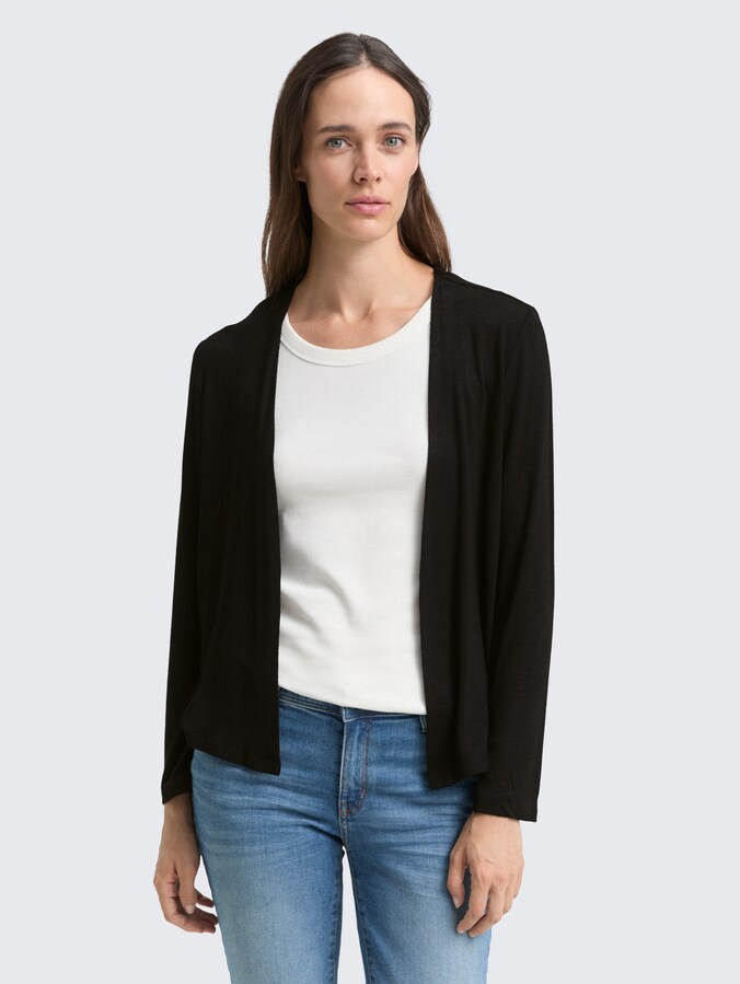 Basic vest door Women, Black