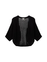 Selected, Short-sleeved cardigan by Tom Tailor, black