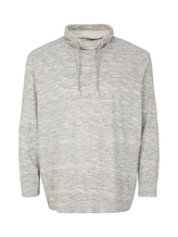 Sélectionné, Plus - T-shirt à manches longues aspect chiné par Tom Tailor, brunir