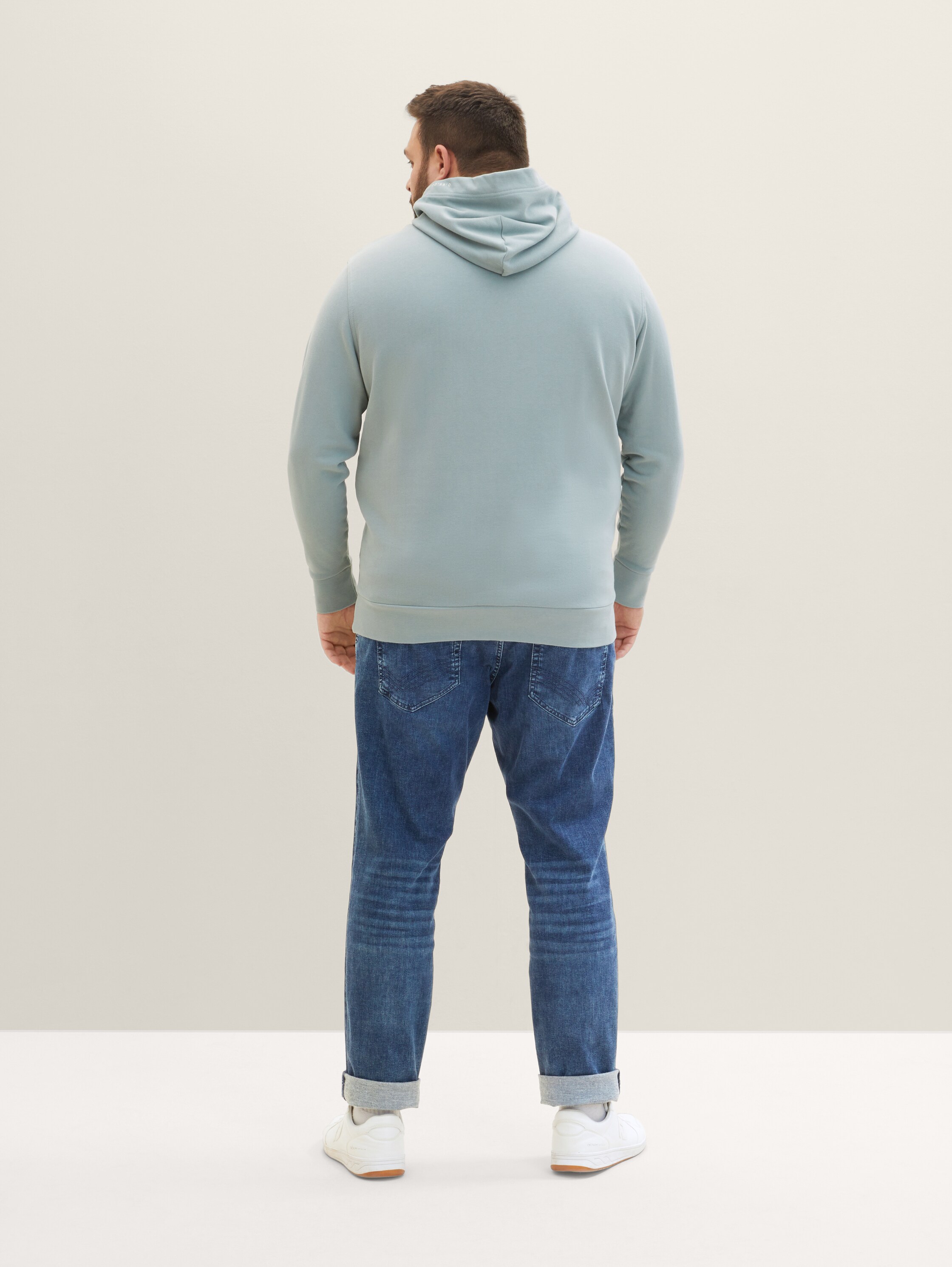 Plus - Sweat à capuche basique - light ice blue - Découpe Vue arrière du modèle