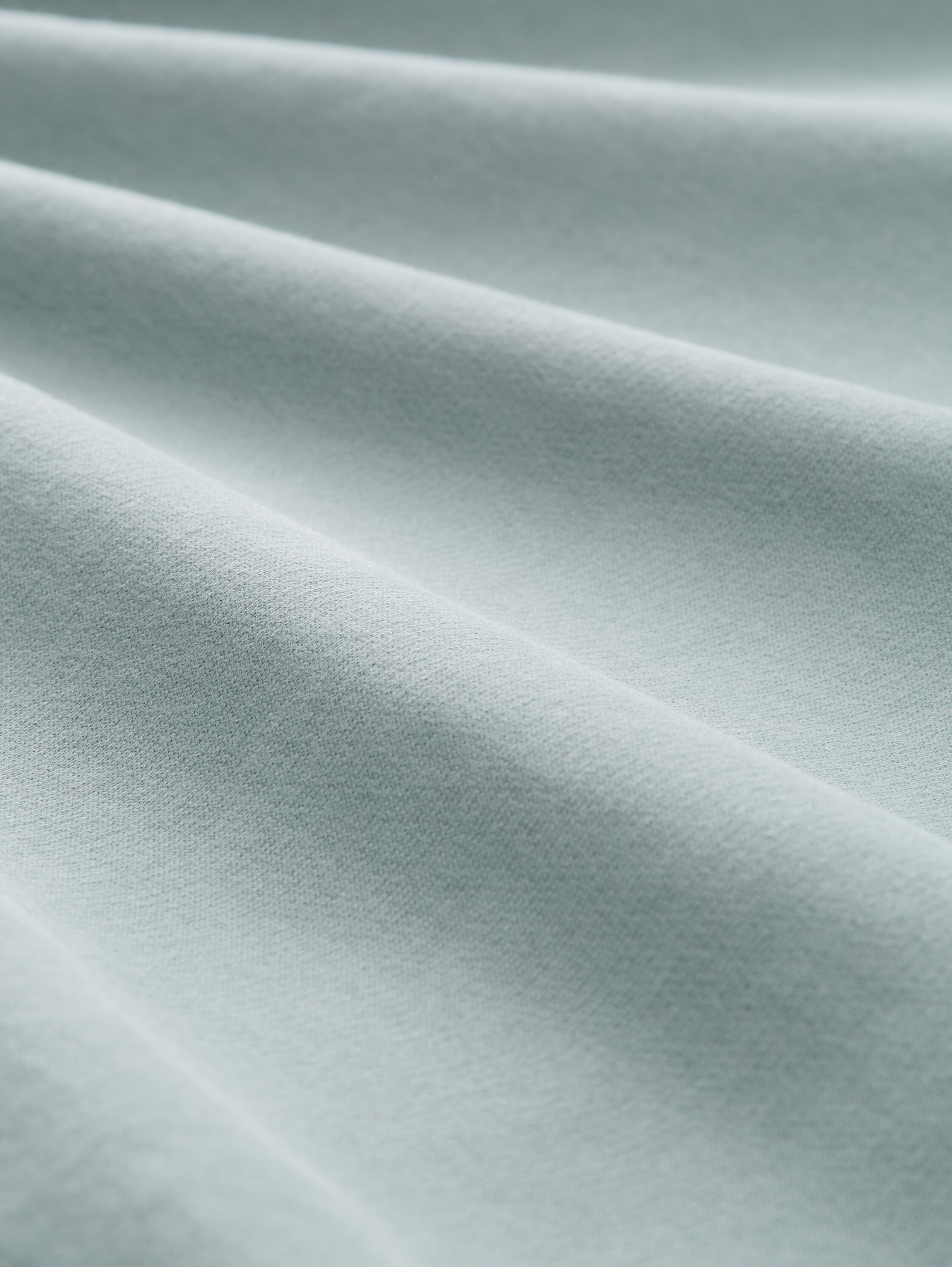 Plus - Sweat à capuche basique - light ice blue - Vue de la matière