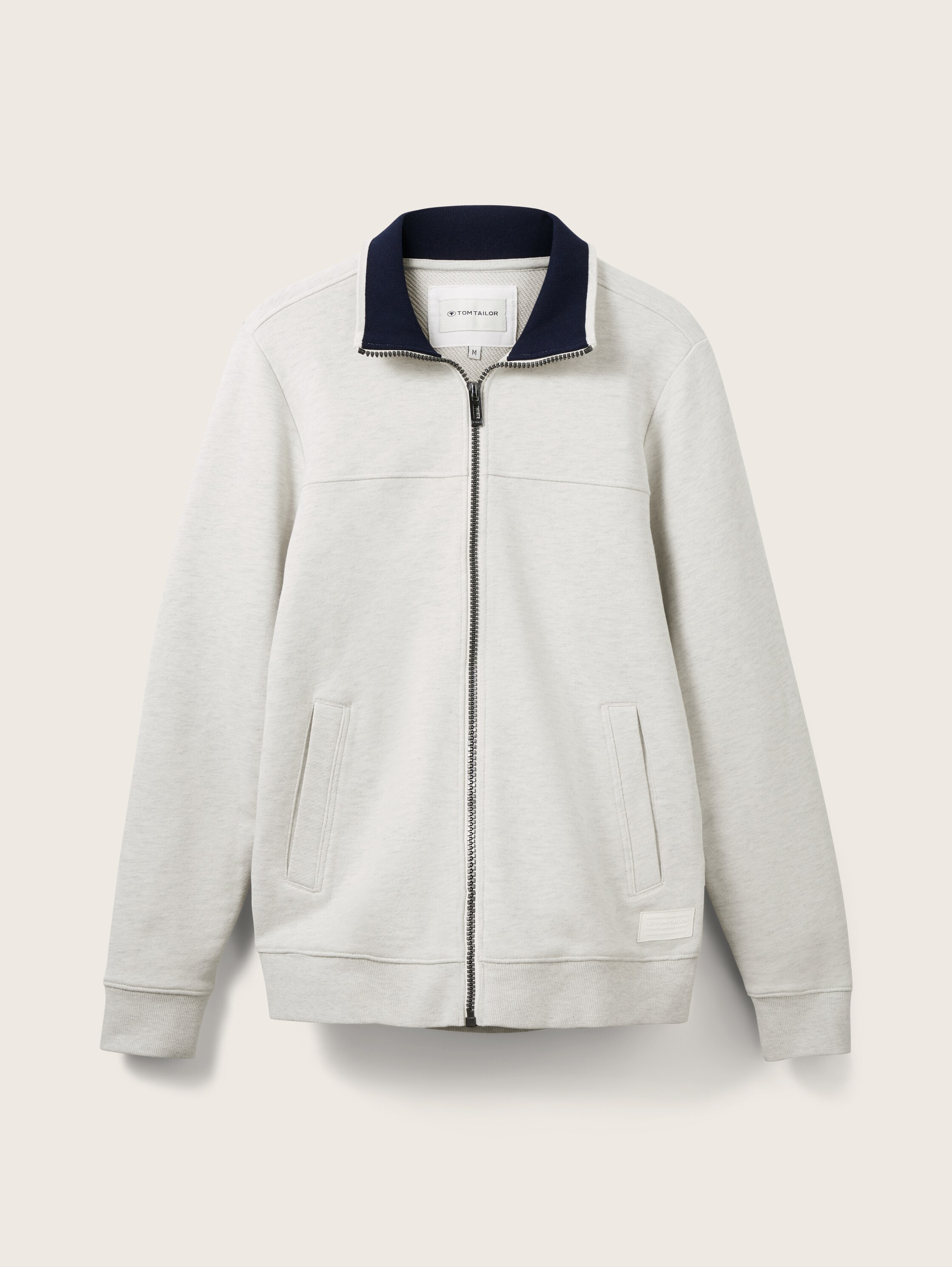 Sweatjacke mit Ziernaht - 5