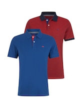 Ausgewählt, Poloshirts im Doppelpack von Tom Tailor, blau