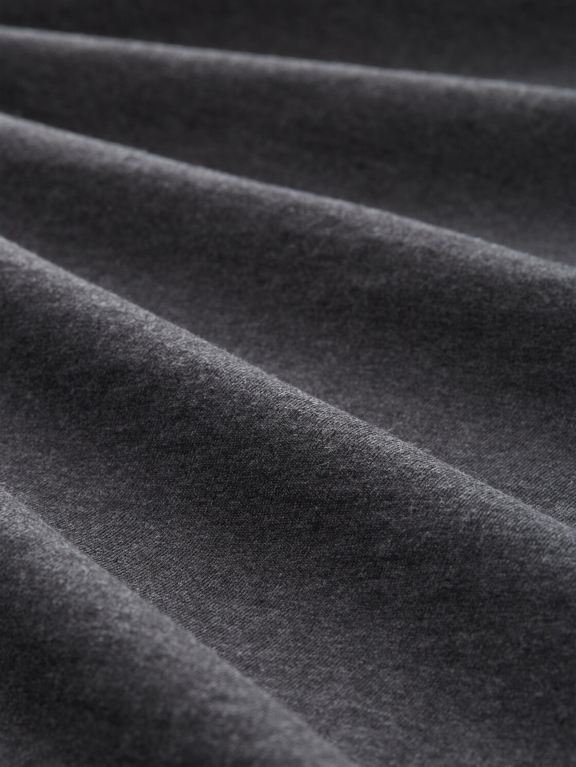 Print T-Shirt im 2er-Pack - Shale Grey Melange - Material-Ansicht