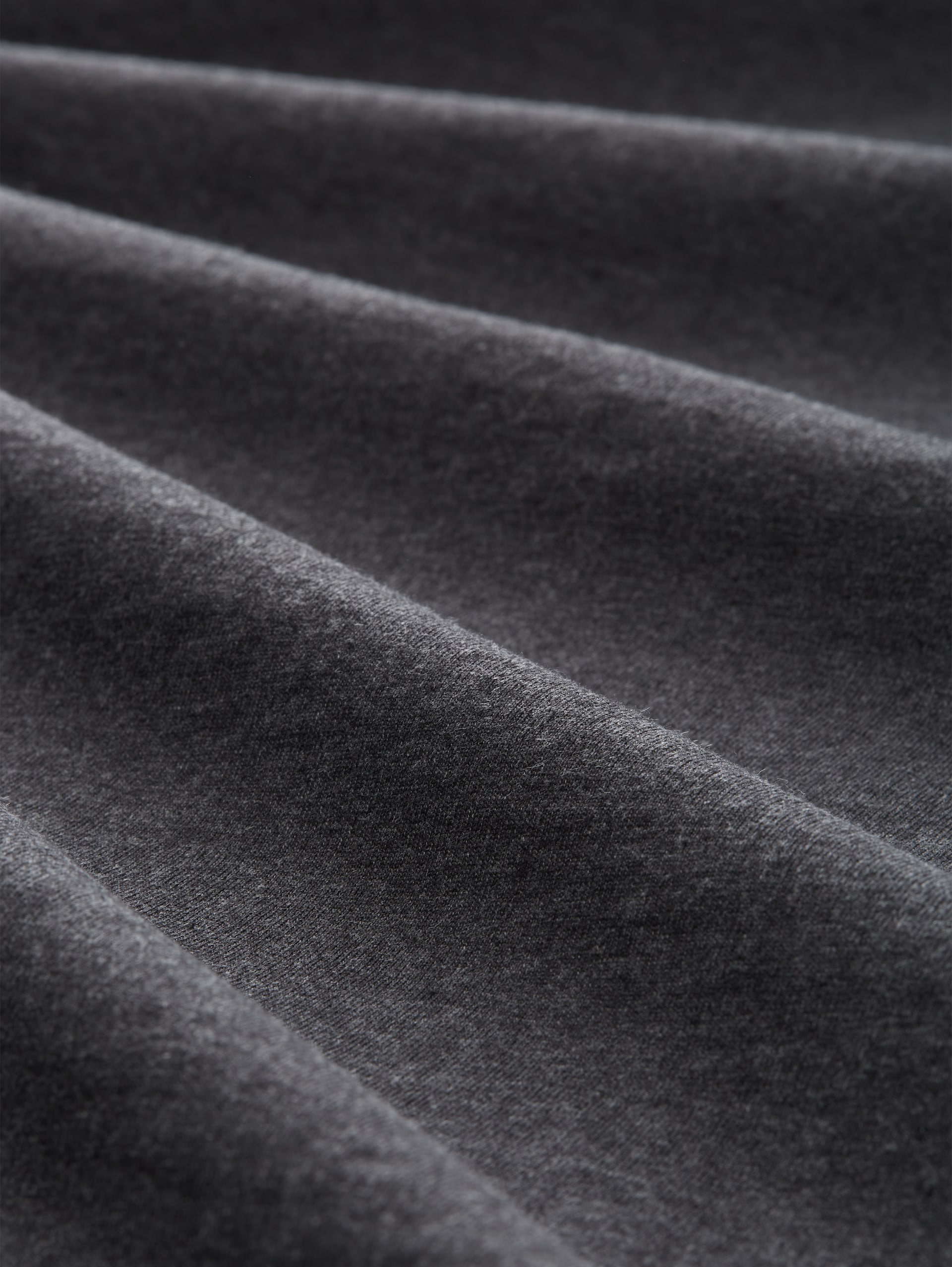 Print T-Shirt im 2er-Pack - Shale Grey Melange - Material-Ansicht