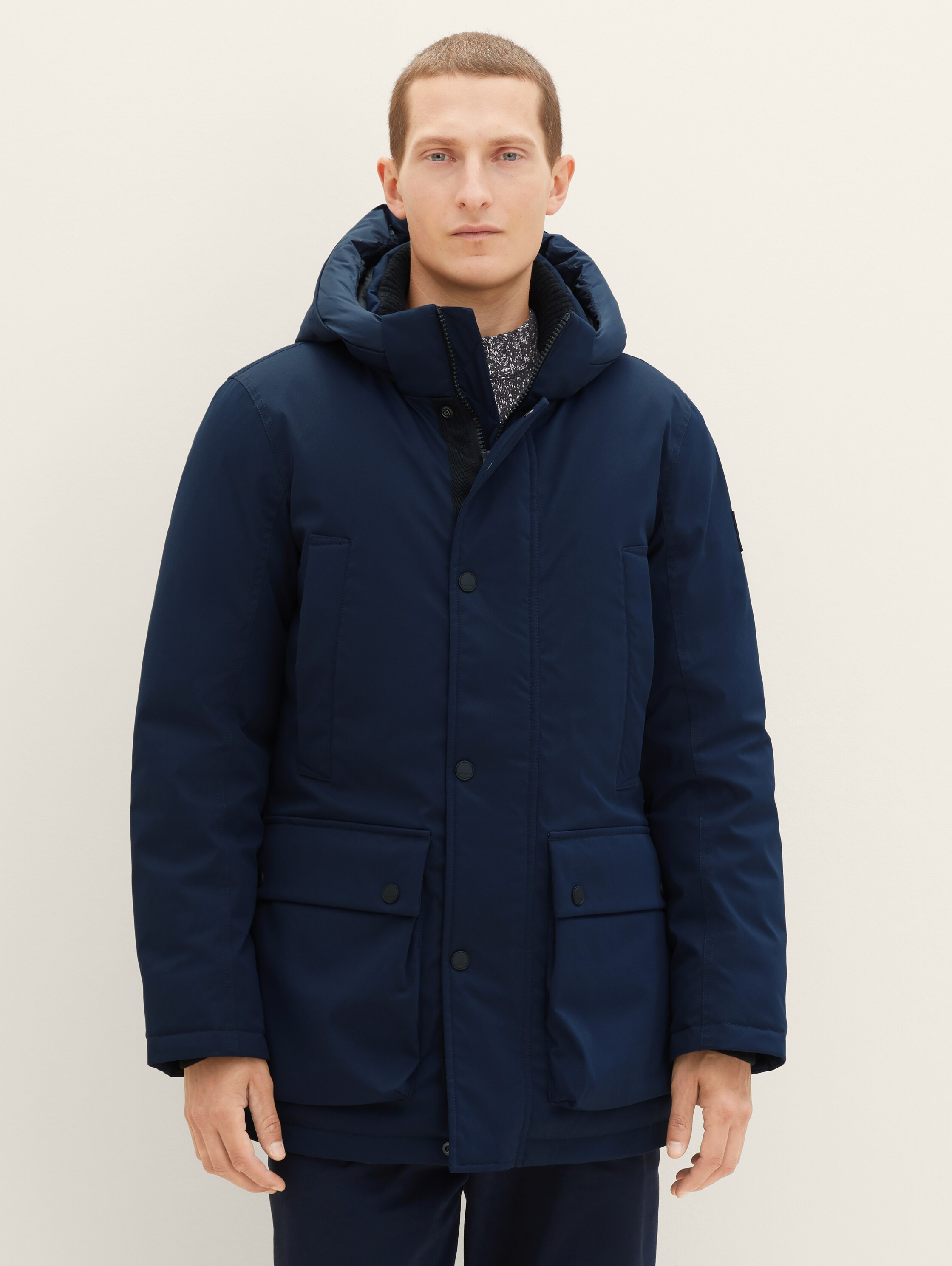 Parka mit abnehmbarer Kapuze - 3