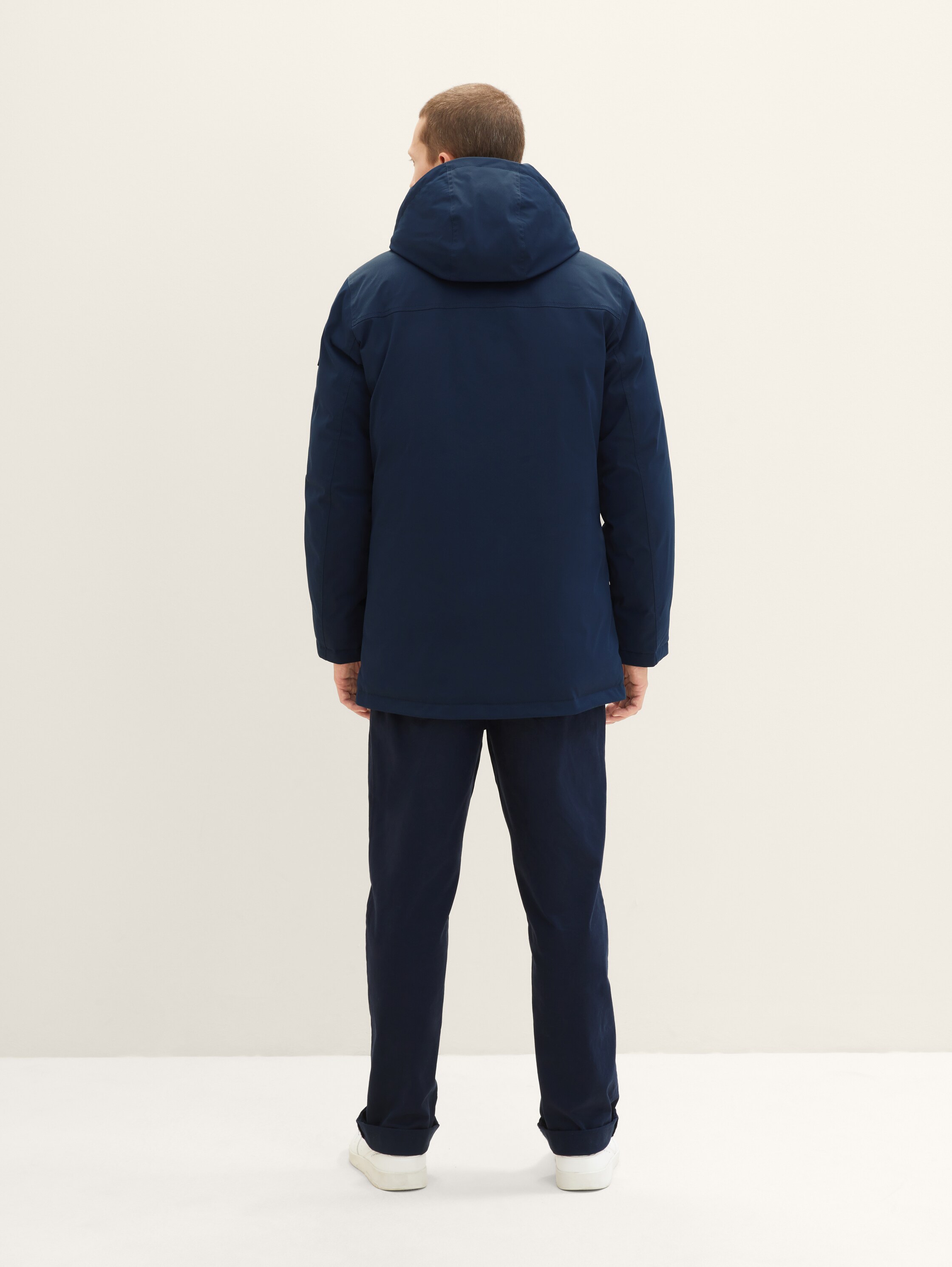 Parka mit abnehmbarer Kapuze - 4