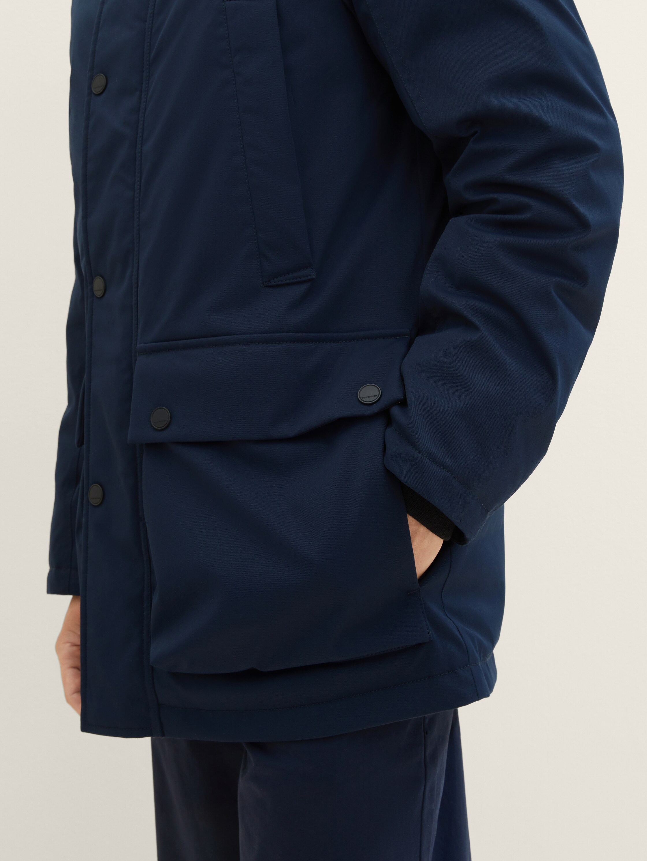 Parka mit abnehmbarer Kapuze - 2