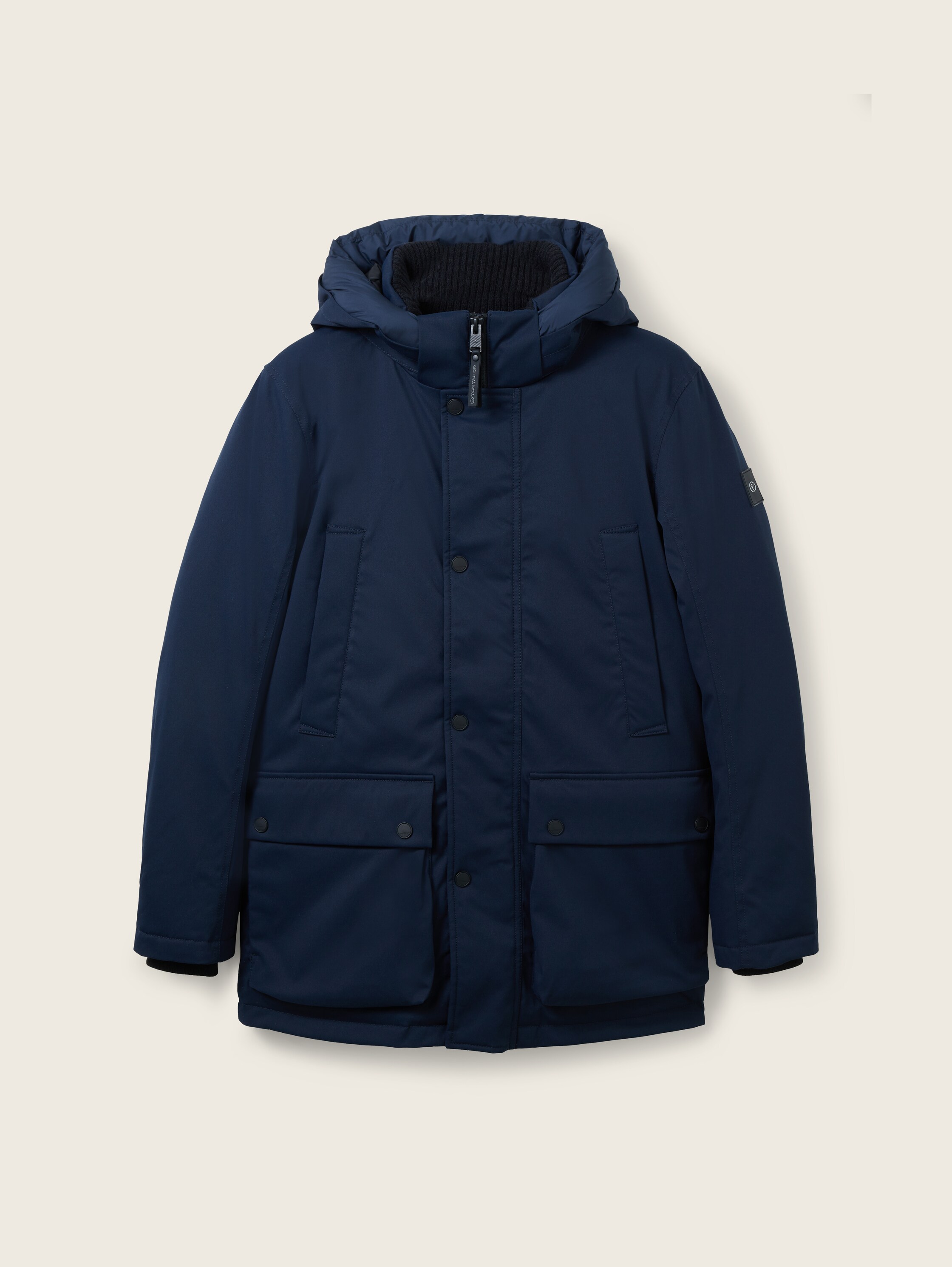 Parka mit abnehmbarer Kapuze - 5