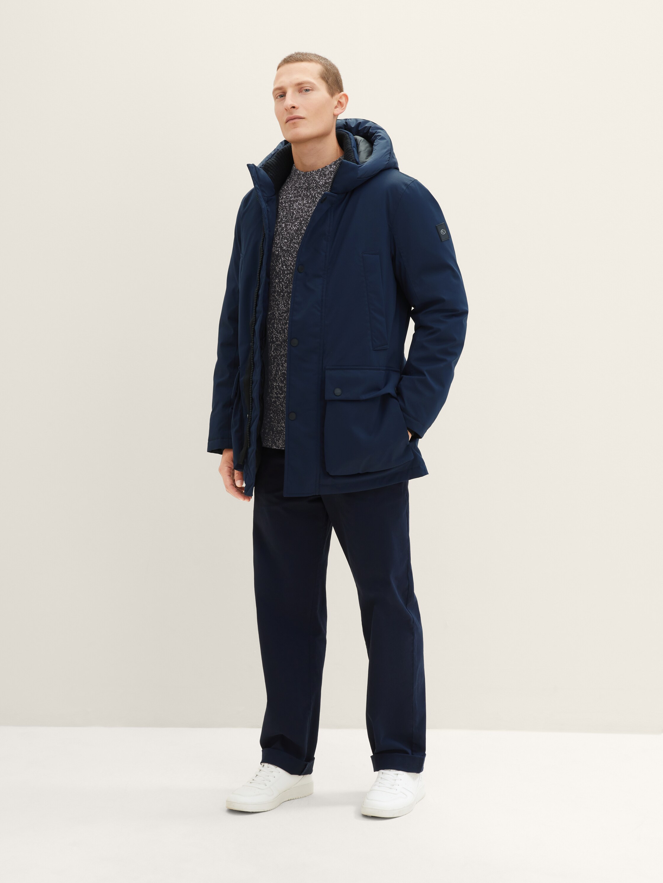 Parka mit abnehmbarer Kapuze - 6