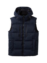 Geselecteerd, Puffervest met afneembare capuchon door Tom Tailor, blauw