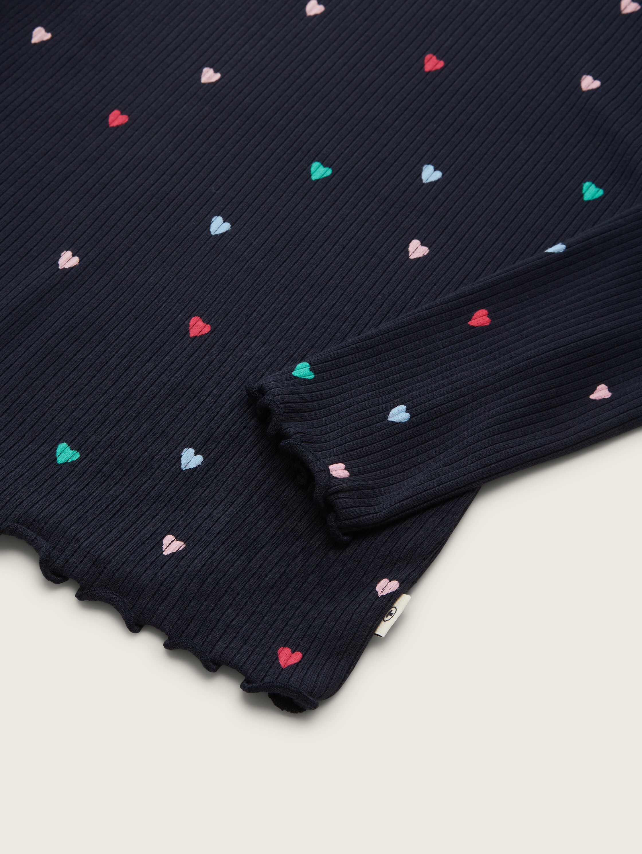 Langarmshirt mit Allover-Print - 3