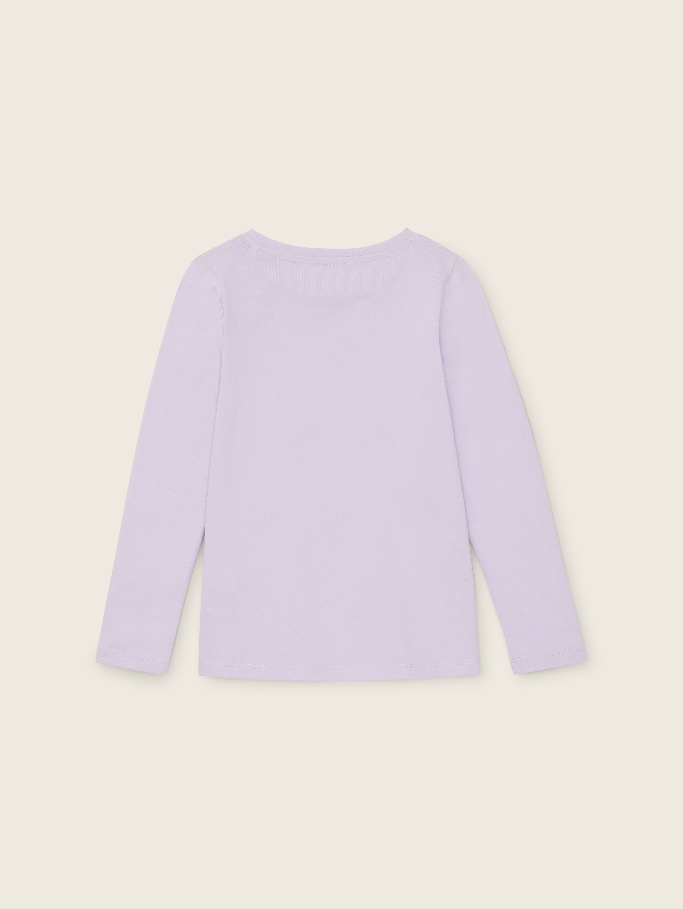 Shirt met lange mouwen en motiefprint - lilac sky