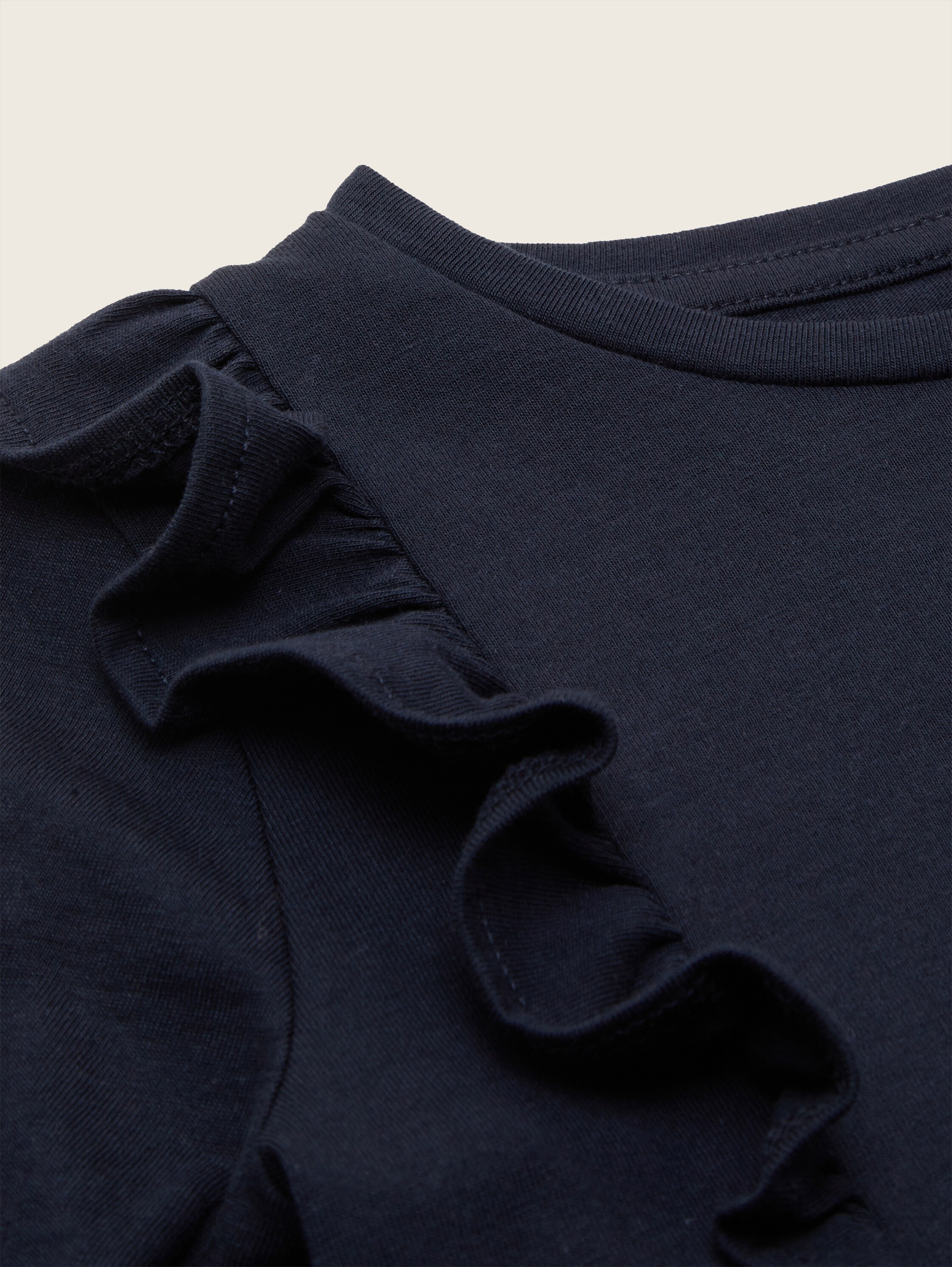 Shirt met lange mouwen en ruches - sky captain blue - Detailaanzicht model