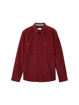 Selected, shirt jacket made of corduroy by Tom Tailor, red