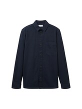 Geselecteerd, Basic-overshirt door Tom Tailor, blauw