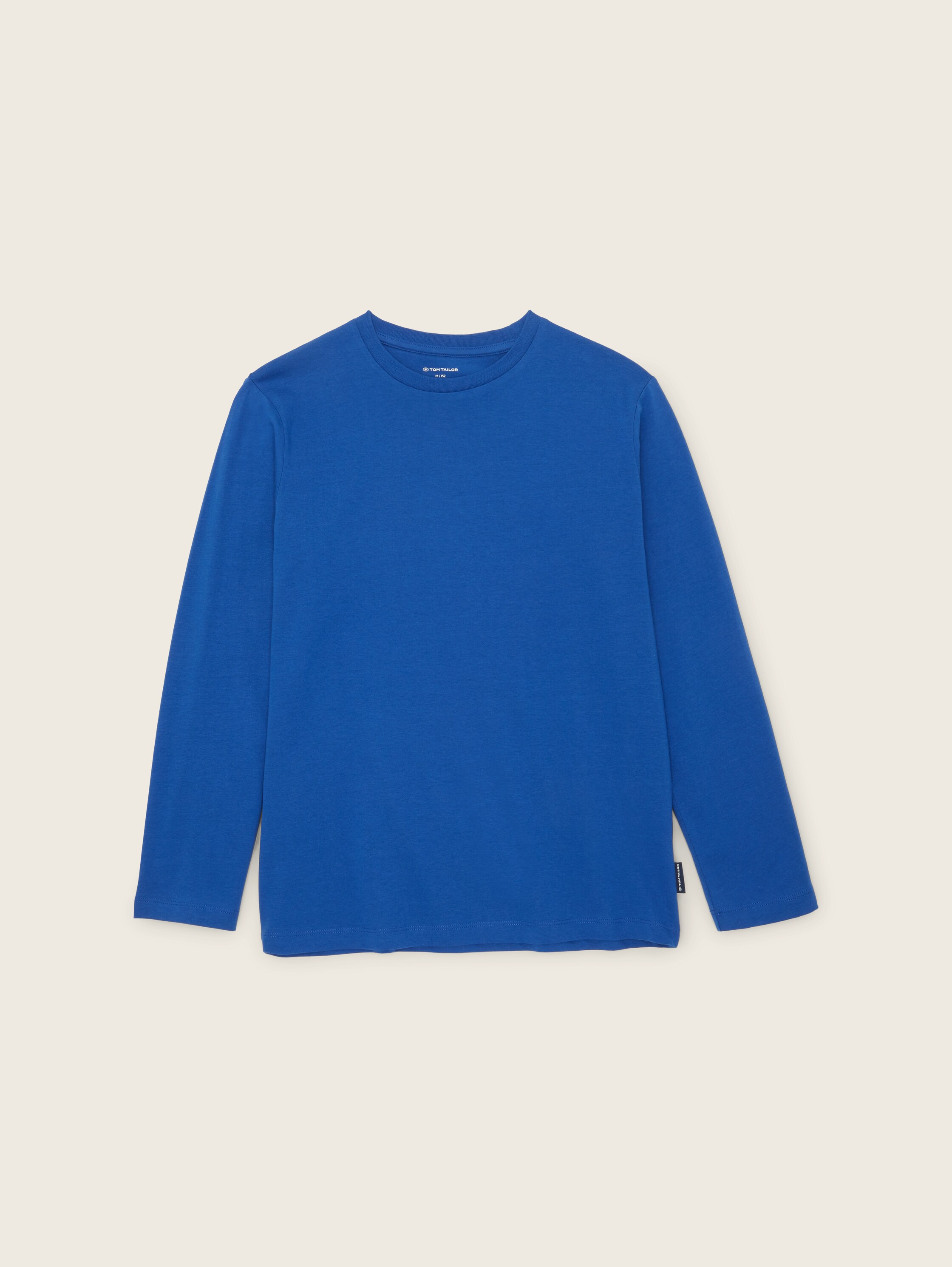Langarmshirt mit Print - blau - Produktansicht
