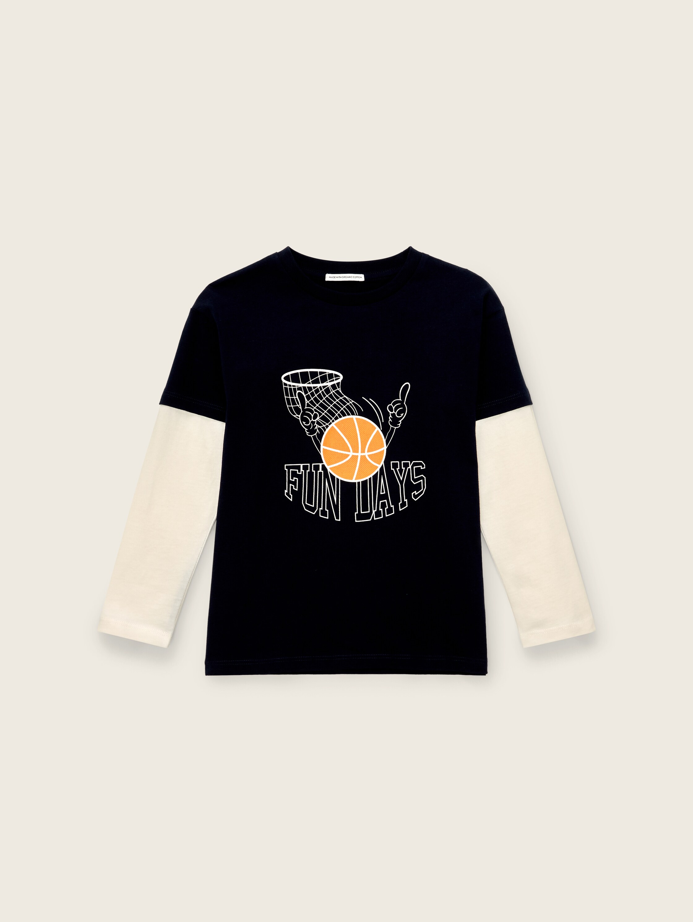 Doppellagiges Langarmshirt - 1
