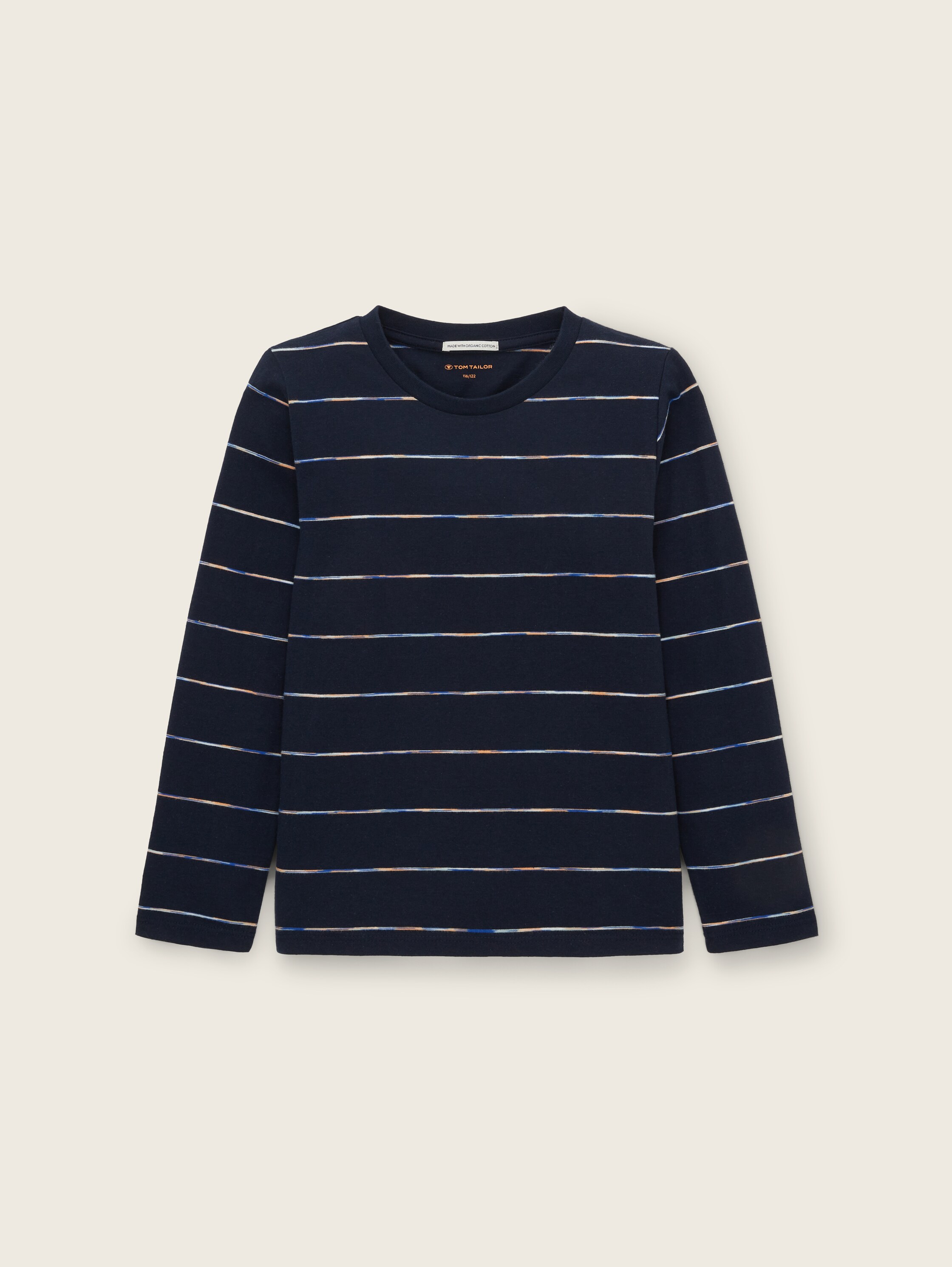 Gestreiftes Langarmshirt - 1