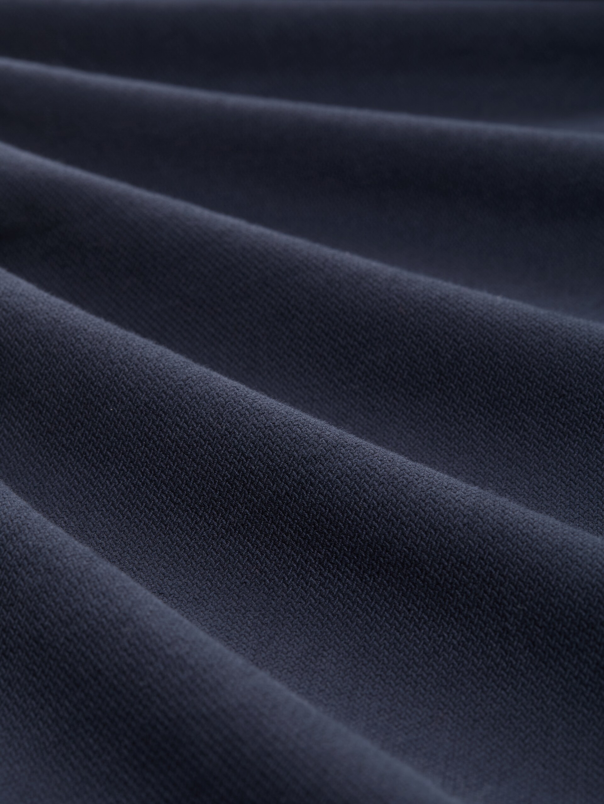 TTTRAVIS SLIM Chino Hose mit Gürtel - navy zig zag structure - Material-Ansicht