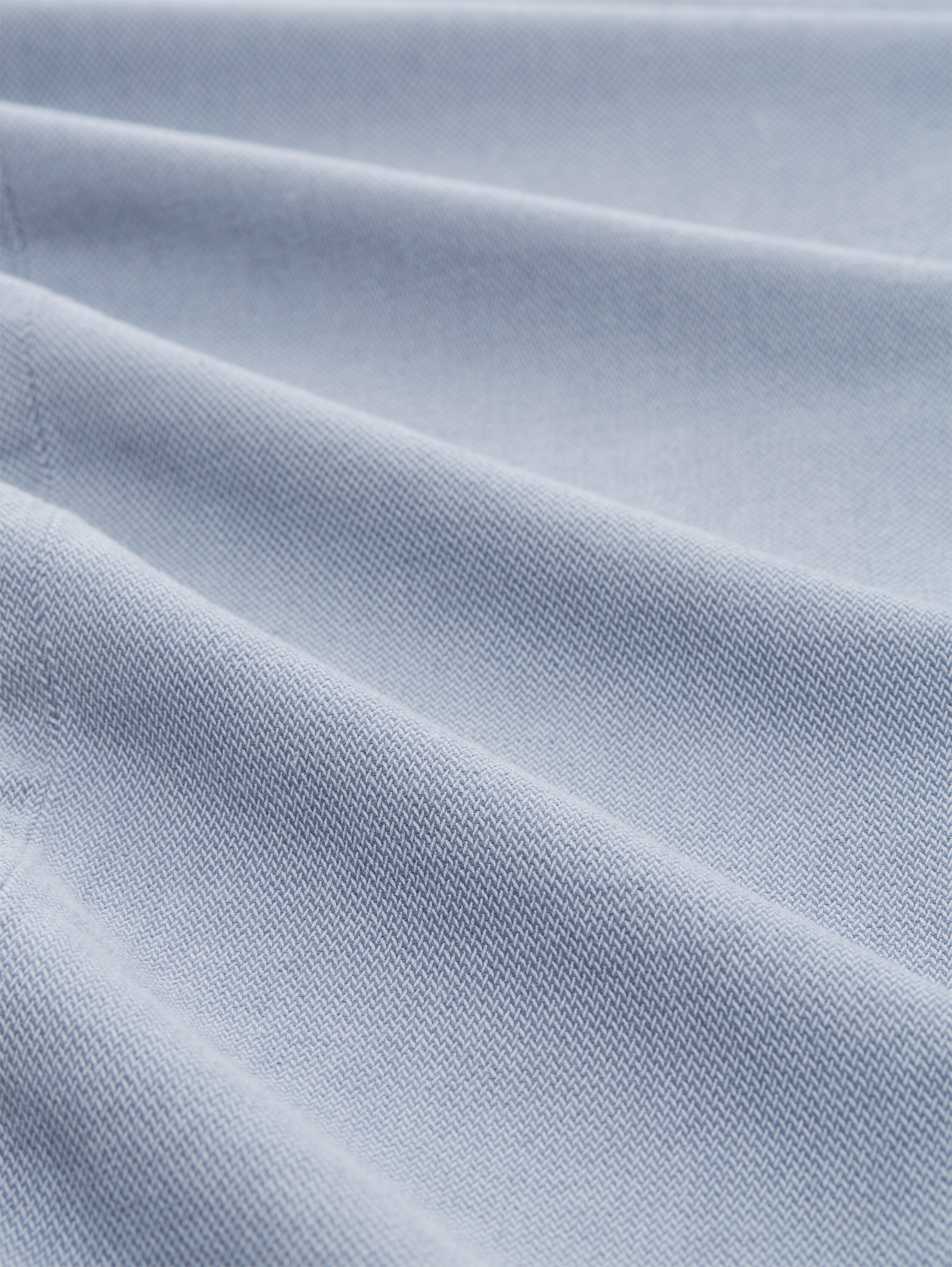 TTTRAVIS Slim Chino mit Gürtel - light blue zig zag structure - Material-Ansicht