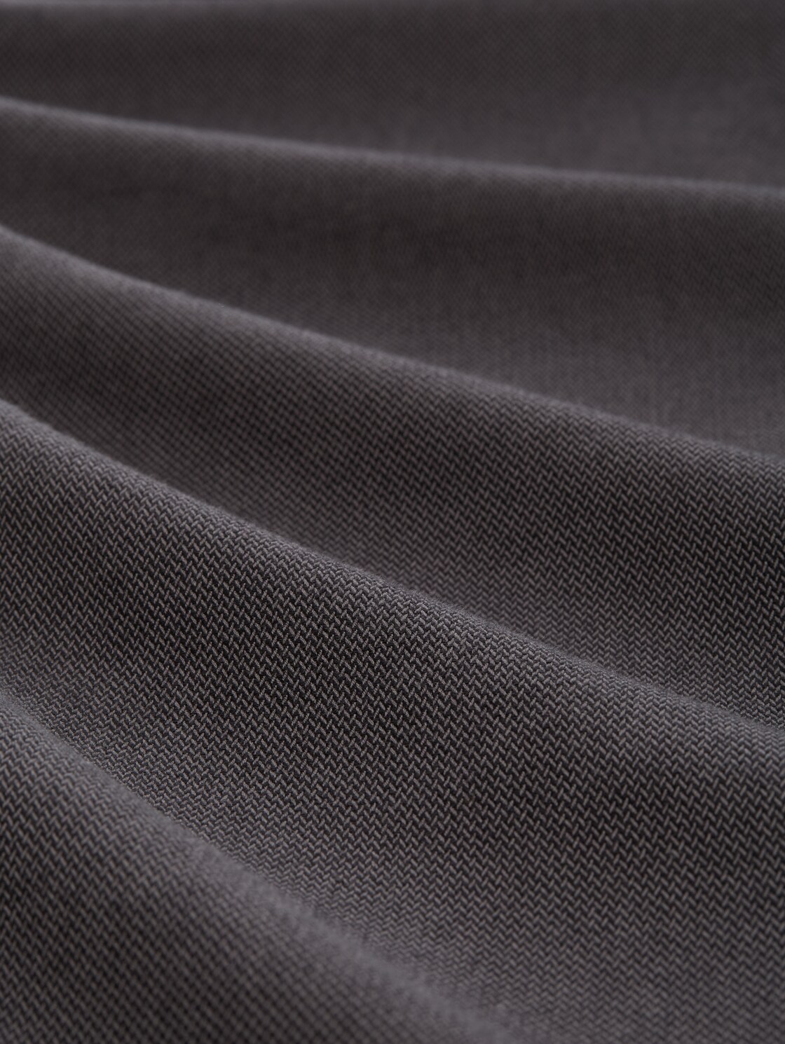 TTTRAVIS SLIM Chino Hose mit Gürtel - grey black zig zag structure - Material-Ansicht