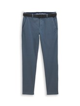 Nicht ausgewählt, TTTRAVIS SLIM Chino Hose mit Gürtel von Tom Tailor, blau