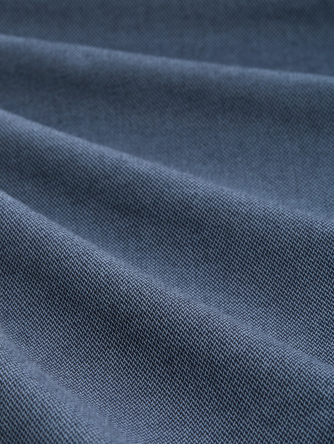 TTTRAVIS SLIM Chino Hose mit Gürtel - blue navy zig zag structure - Material-Ansicht