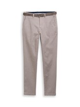 Niet geselecteerd, TTTRAVIS SLIM chino broek met riem door , wit