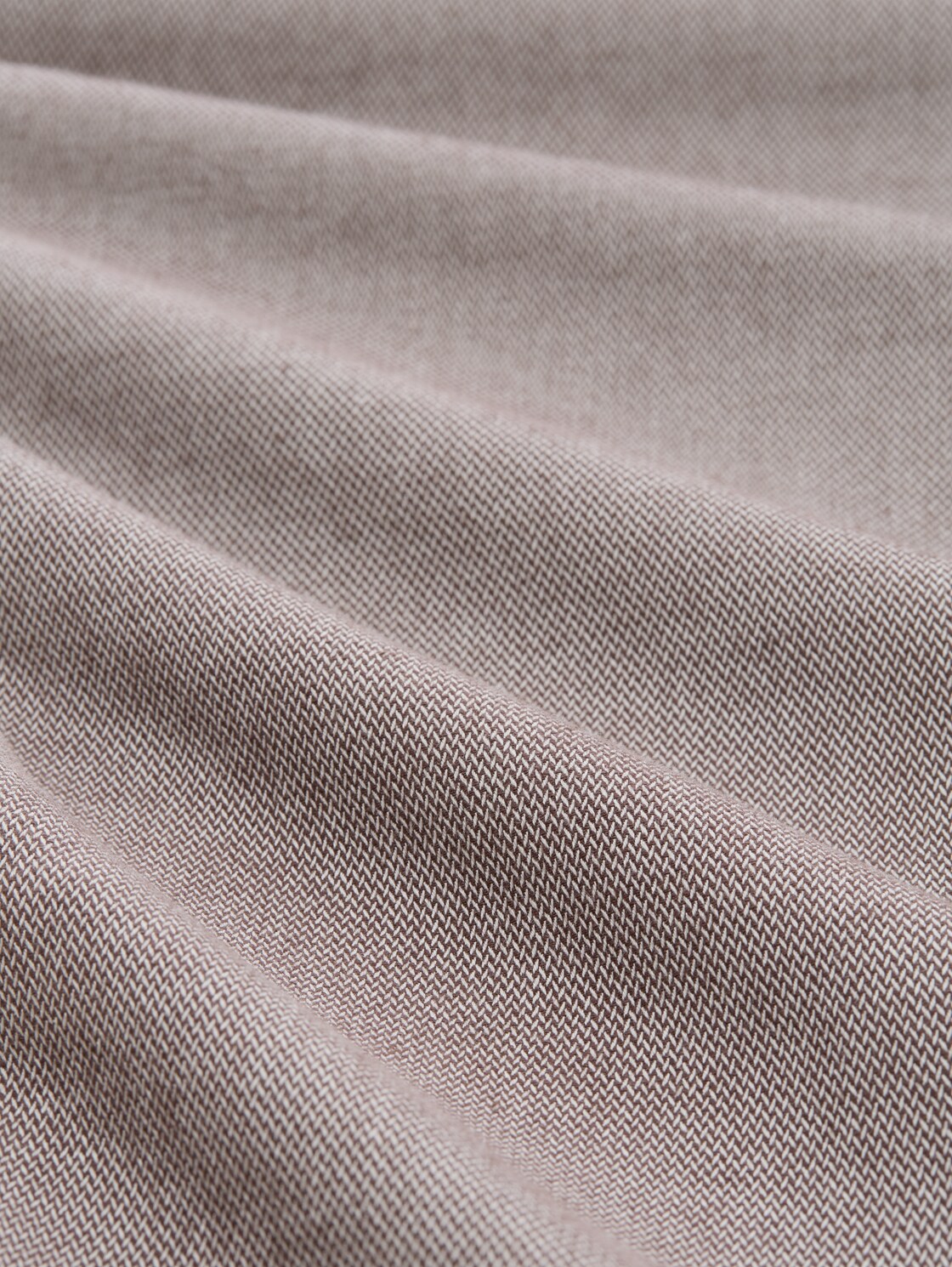 TTTRAVIS SLIM Chino Hose mit Gürtel - white brown zig zag structure - Material-Ansicht