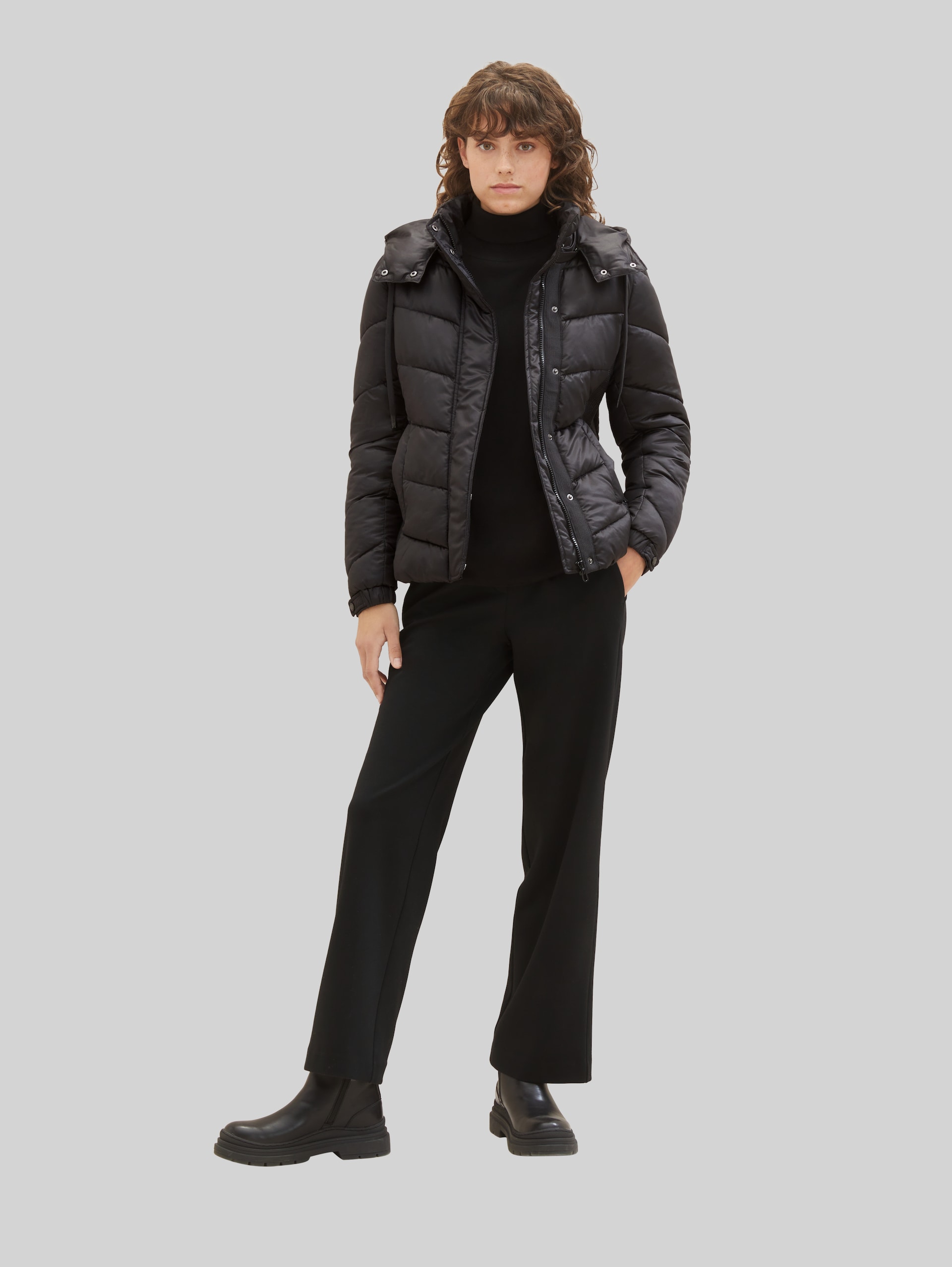Doudoune comportant du polyester recyclé - deep black - Vue détaillée du modèle