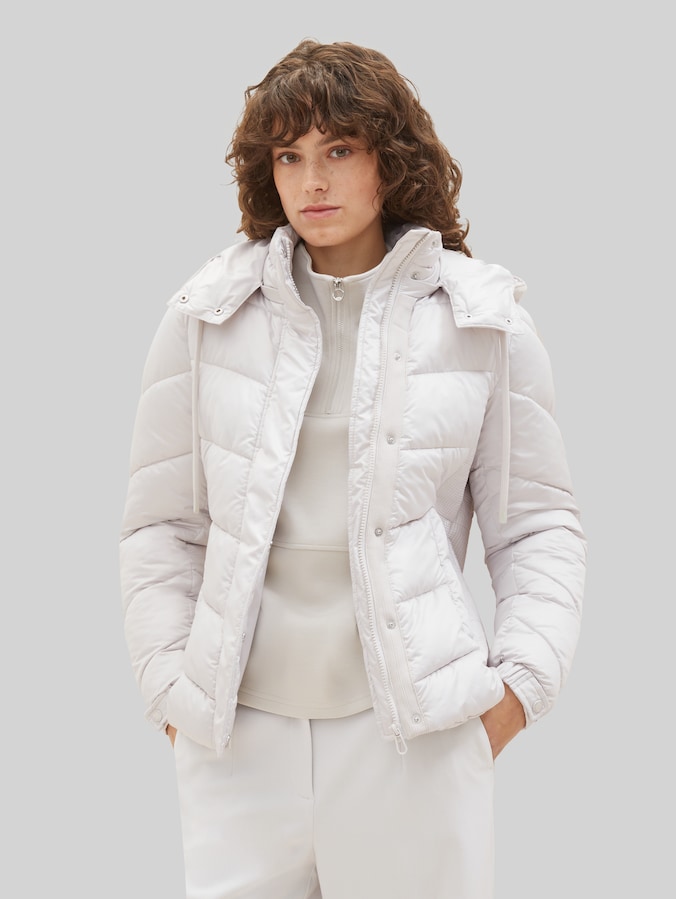 Pufferjacke mit recyceltem Polyester von Women, clouds grey
